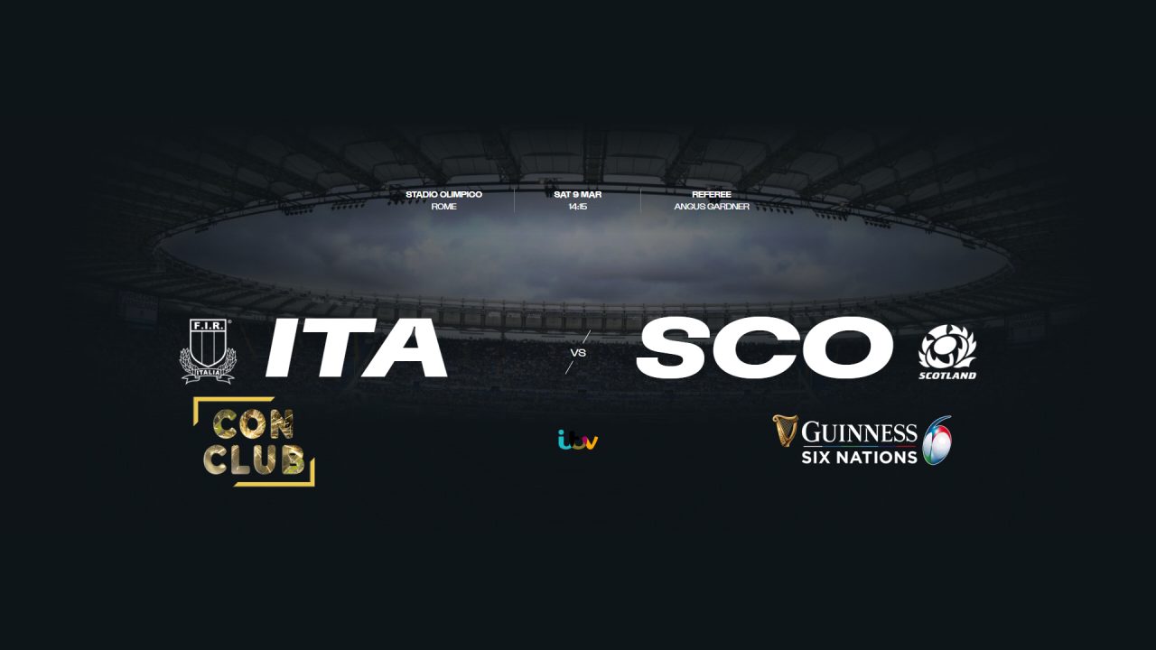 9th Mar. 2024 Italy vs Scotland Rugby 6 Nations Honiton Conservative